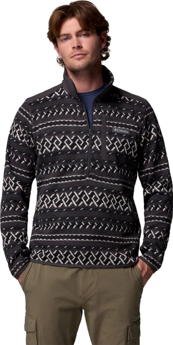 Columbia Sweater Weather III Half Zip Fleece Print Pullover shark/knitknot (Herren)