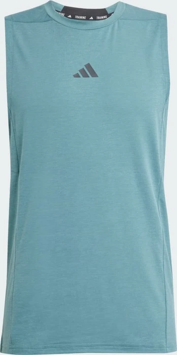 adidas Designed for Training Workout Funktionsshirt ärmellos preloved teal (Herren)