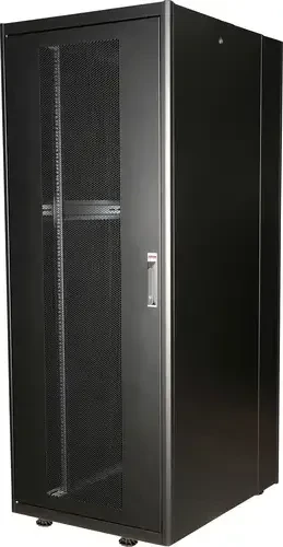 Roline / Secomp Basic 19" Netzwerkschrank 42HE, montiert, Glastür, IP20, RAL 9005, 1000mm tief