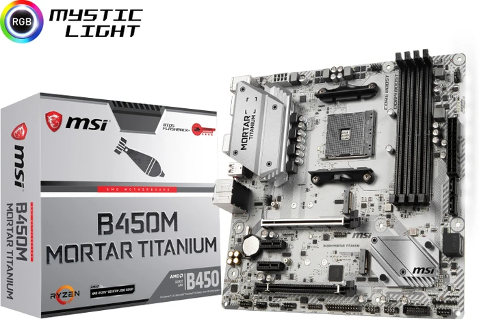 MSI B450M Mortar Titanium (AMD AM4)