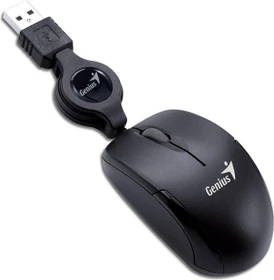 Genius Micro Traveler V2 Mouse schwarz, USB (31010125100)