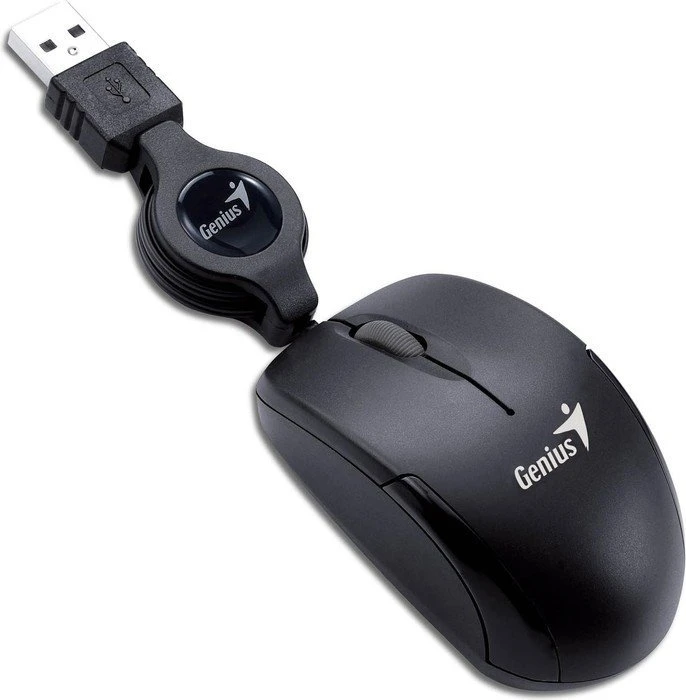 Genius Micro Traveler V2 Mouse schwarz, USB