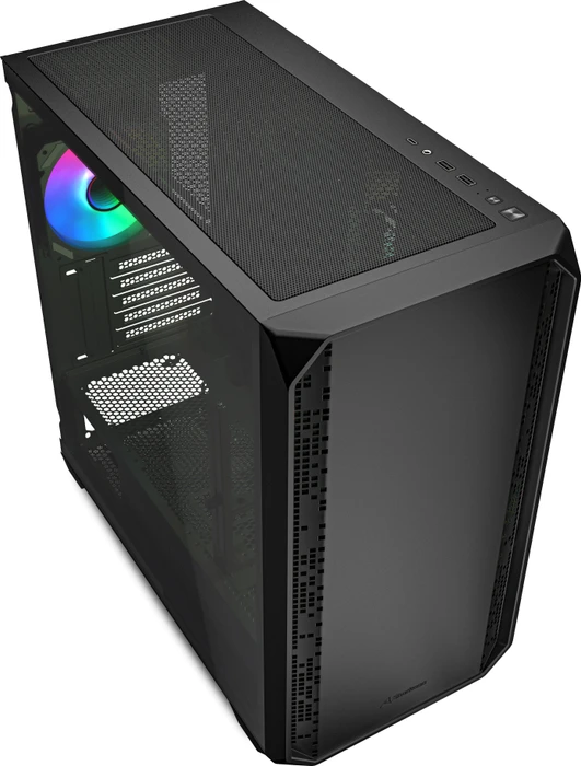 Sharkoon MK2 RGB Black, Glasfenster