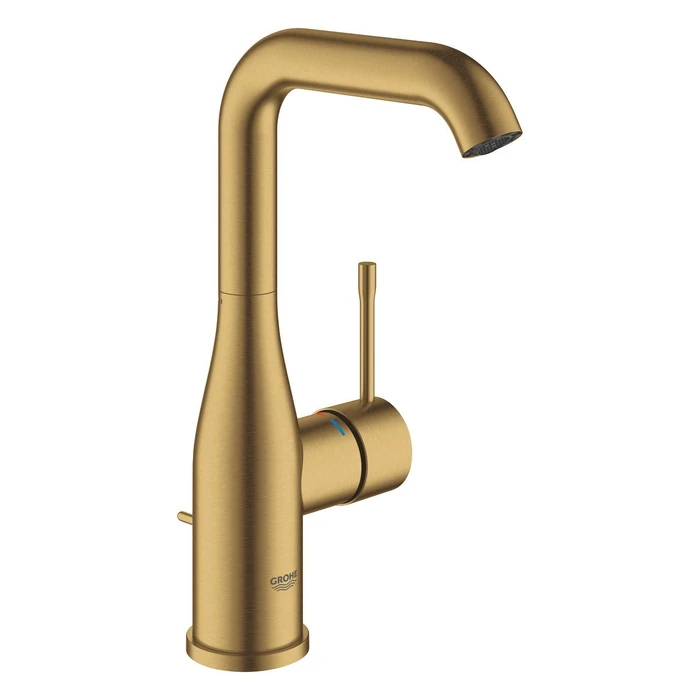 Grohe Essence Einhand-Waschbeckenarmatur 1/2" L-Size mit Ablauffernbedienung cool sunrise gebürstet