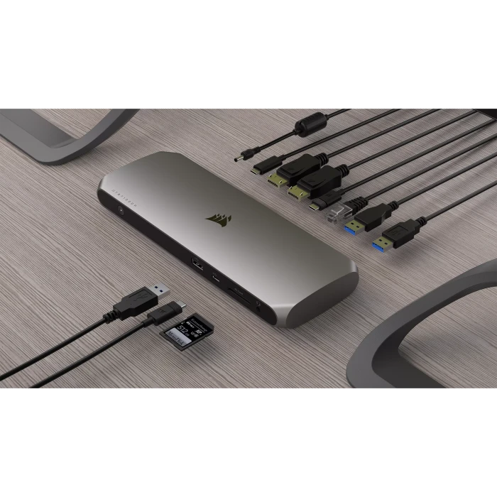 Corsair TBT100 Thunderbolt 3 Dock (2x DisplayPort), Thunderbolt 3 [Buchse]