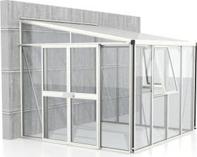 Vitavia Helena 7000 ESG 4mm weiß Gewächshaus