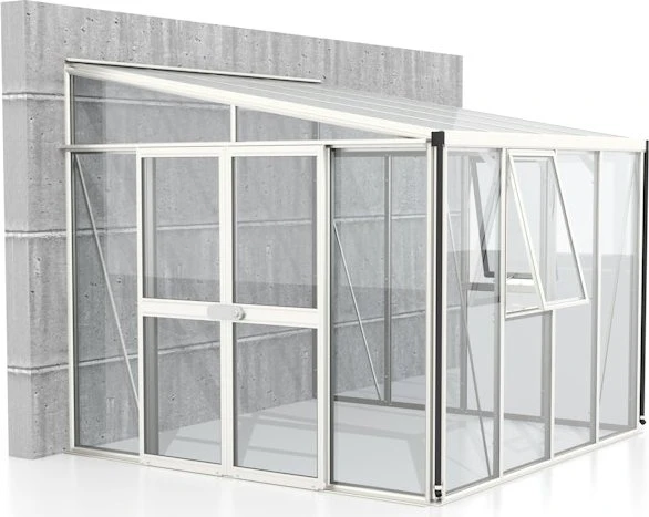 Vitavia Helena 7000 ESG 4mm weiß Gewächshaus