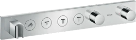 Hansgrohe Axor ShowerSolutions Thermostatmodul Select 600/90 Unterputz für 4 Verbraucher chrom