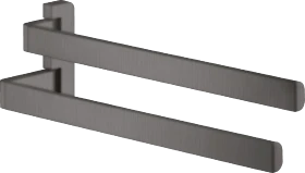 Hansgrohe Axor Universal Softsquare Handtuchhalter zweiarmig brushed black chrome