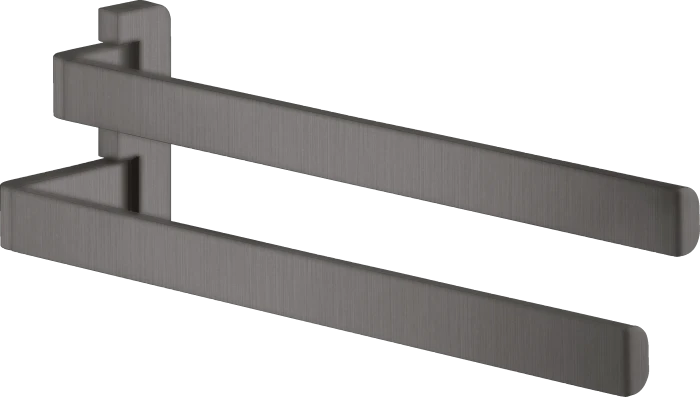 Hansgrohe Axor Universal Softsquare Handtuchhalter zweiarmig brushed black chrome