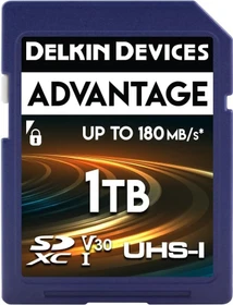 Delkin Advantage R180/W160 1TB, UHS-I U3, Class 10