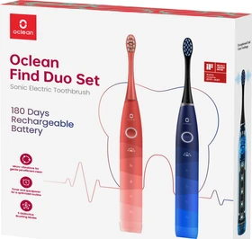 Oclean Find Duo rosa/blau + 2. Handstück