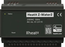 heatit Z-Water Relais für Wasserheizungssystem, 10x Ausgang/4x Eingang, Schaltaktor