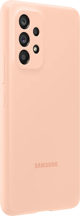 Samsung Silicone Cover für Galaxy A53 5G Peach