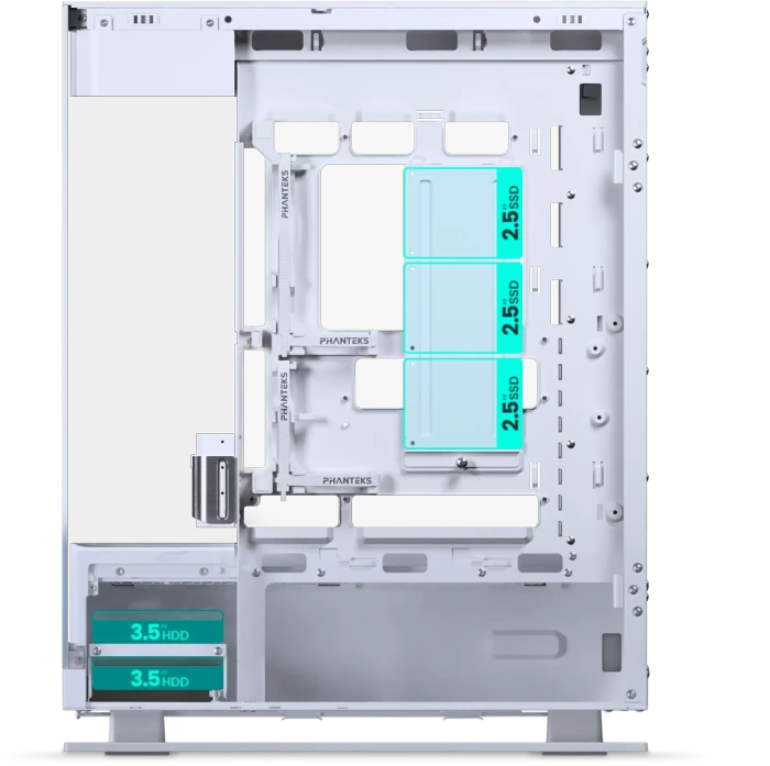 Phanteks Evolv X2, weiß, Glasfenster