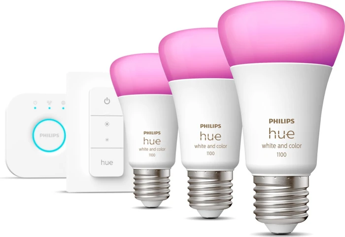 Philips Hue White and Color Ambiance 1100 E27 9W Starter-Kit