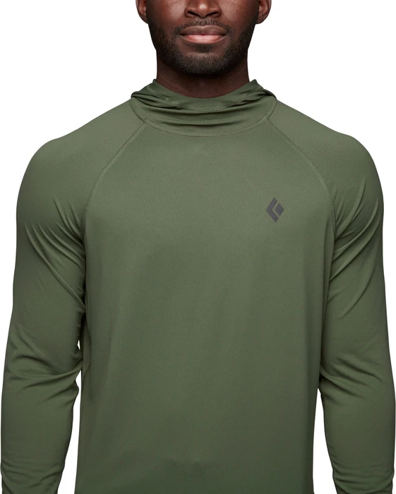 Black Diamond Alpenglow Hoody Funktionsshirt langarm tundra (Herren)