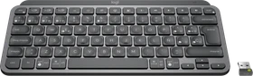 Logitech MX Keys Mini for Business, LEDs weiß, Logi Bolt, Graphite, schwarz, USB/Bluetooth, ES