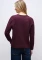 Street One Kuscheliger V-Neck Pullover wildberry red (Damen) Vorschaubild