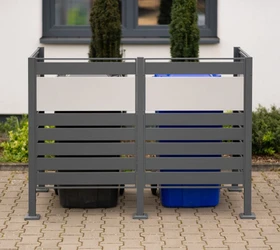 Westmann Planum 120 Mülltonnenbox 2x 240l anthrazit