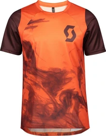Scott Trail Vertic Trikot kurzarm orange pumpkin/maroon red (Herren)