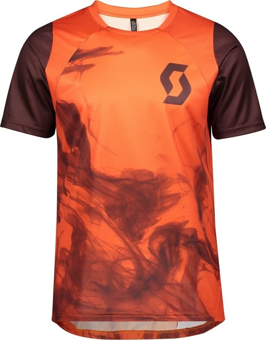 Scott Trail Vertic Trikot kurzarm orange pumpkin/maroon red (Herren)