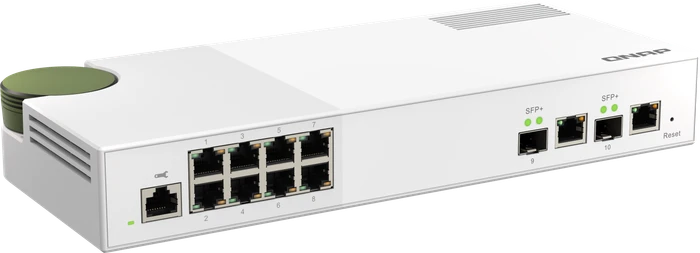 QNAP QSW-M2100 Desktop 2.5G Smart Switch, 8x RJ-45, 2x RJ-45/SFP+
