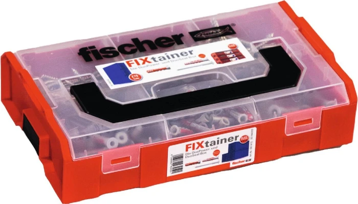 fischer L-Boxx mini DuoLine/DuoSeal Schrauben/Dübel-Sortiment inkl. L-Boxx, 275 Stück