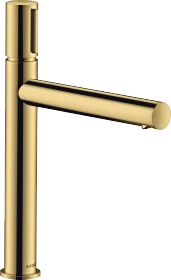 Hansgrohe Axor Uno Select 200 für Aufsatzwaschtische mit Ablaufgarnitur polished goldoptik