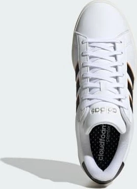 adidas Grand Court 2.0 cloud white/core black/focus orange