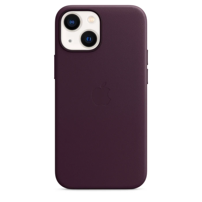 Apple Leder Case mit MagSafe für iPhone 13 Mini Dunkelkirsch