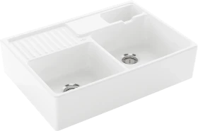 Villeroy & Boch Spülstein Becken rechts weiß alpin