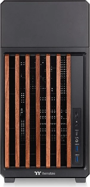 Thermaltake TR300 WS Black, schwarz/braun, Glasfenster