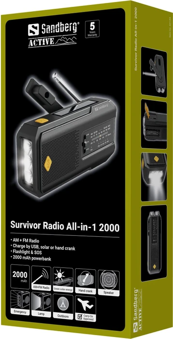 Sandberg Survivor Radio All-in-1 2000