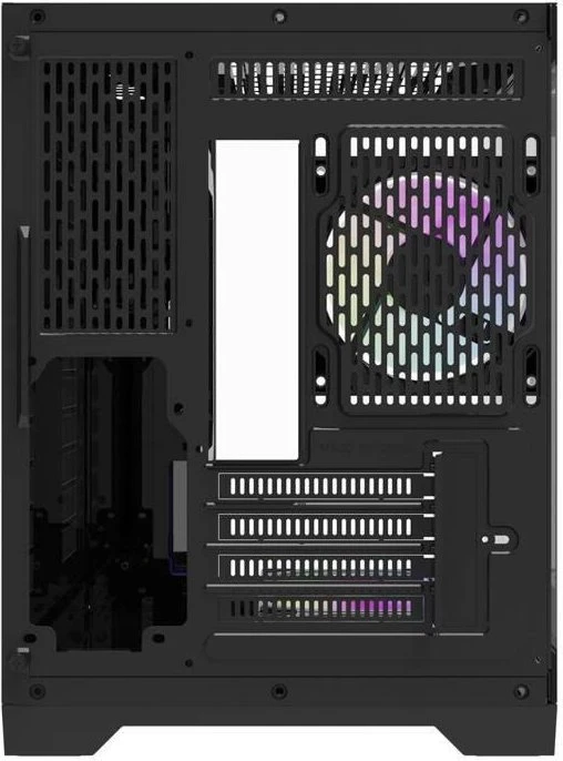 DarkFlash FT418 Black, Glasfenster