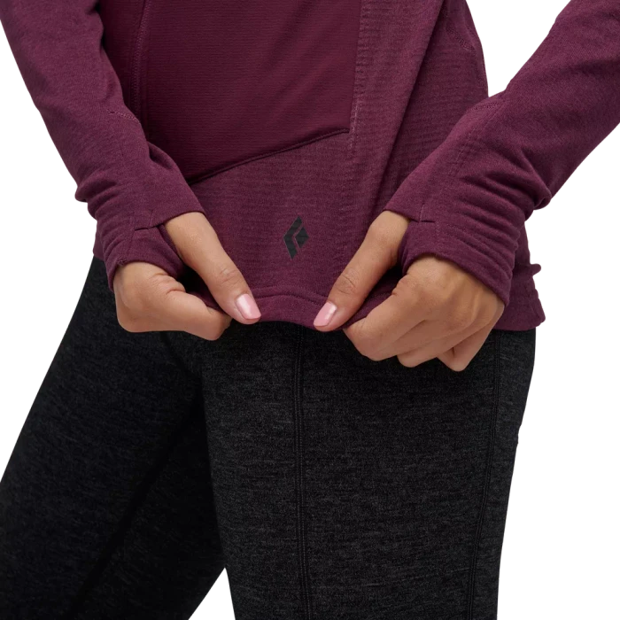 Black Diamond CoEfficient LT Hybrid Hoody Funktionsjacke blackberry (Damen)