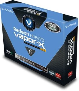 Sapphire Vapor-X Radeon HD 6770, 1GB GDDR5, 2x DVI, HDMI, DP, lite retail