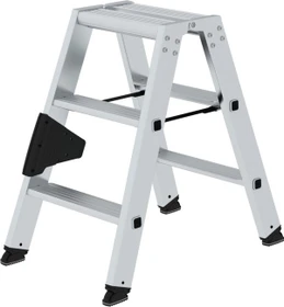 Günzburger Steigtechnik Alu 2-tlg. Stehleiter, 2x 3 Stufen