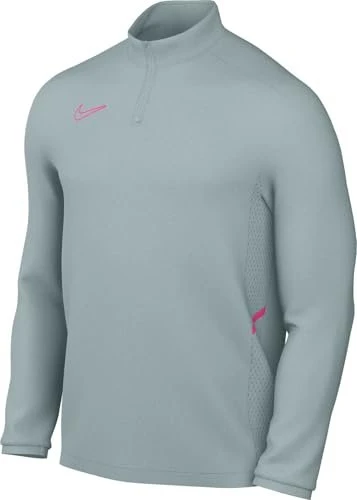 Nike Academy Dri-FIT Football 1/4-Zip Funktionsshirt langarm ocean cube/hyper pink (Herren)