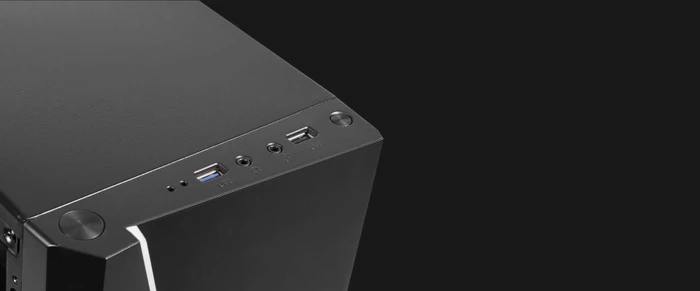 AeroCool Cylon Mini, schwarz, Acrylfenster