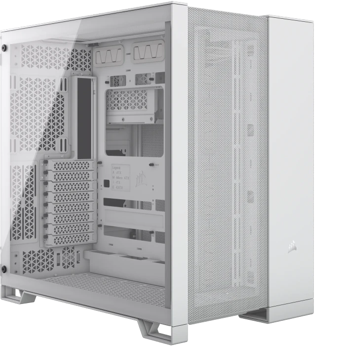 Corsair 6500D Airflow, weiß, Glasfenster