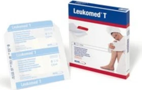 BSN medical Leukomed T Pflaster transparent steril, 5 x 7.2cm, 5 Stück