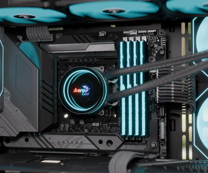 AeroCool P500C Black, Glasfenster