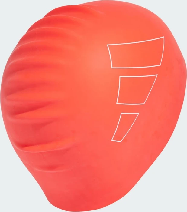 adidas Logo Badekappe bright red/white