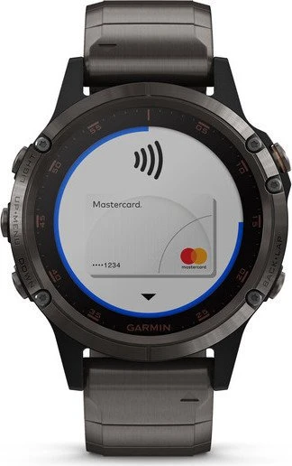 Garmin Fenix 5 Plus Sapphire Titan mit Titanarmband