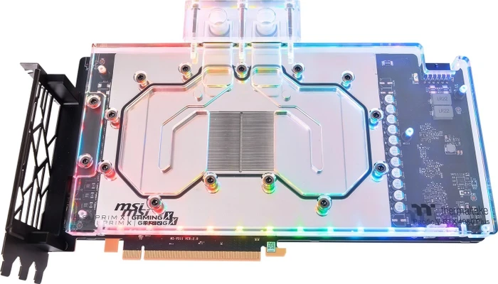 Thermaltake Pacific V-RTX 4080 Plus MSI Gaming X TRIO & SUPRIM X GPU Block mit Backplate