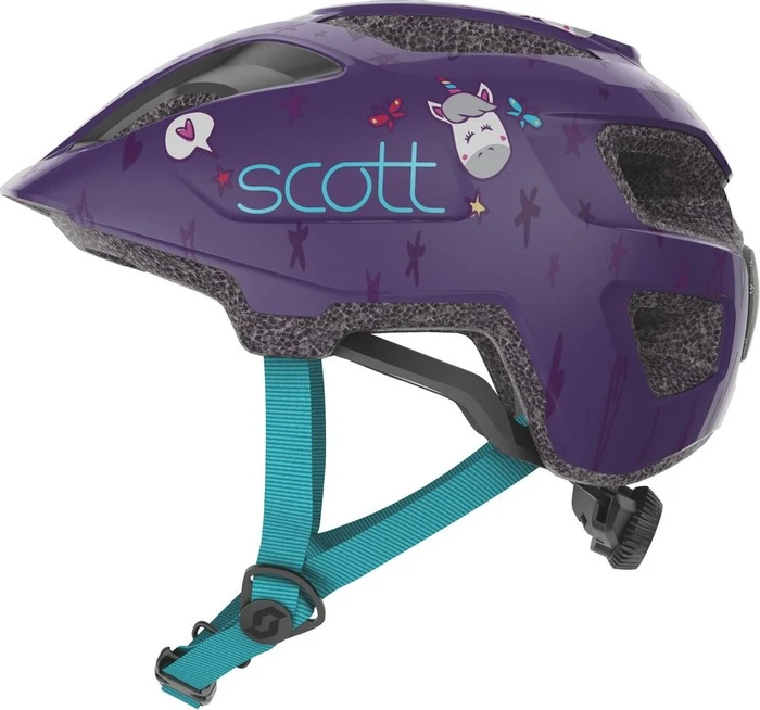 Scott Spunto Kid Kinderhelm deep purple/blue