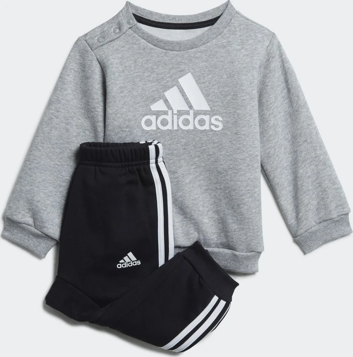 adidas Badge of Sport Trainingsanzug medium grey heather/white (Junior)