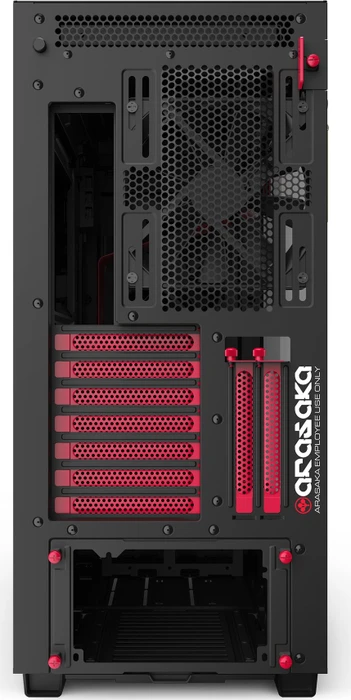 NZXT H710i Cyberpunk Limited Edition, schwarz/rot, Glasfenster