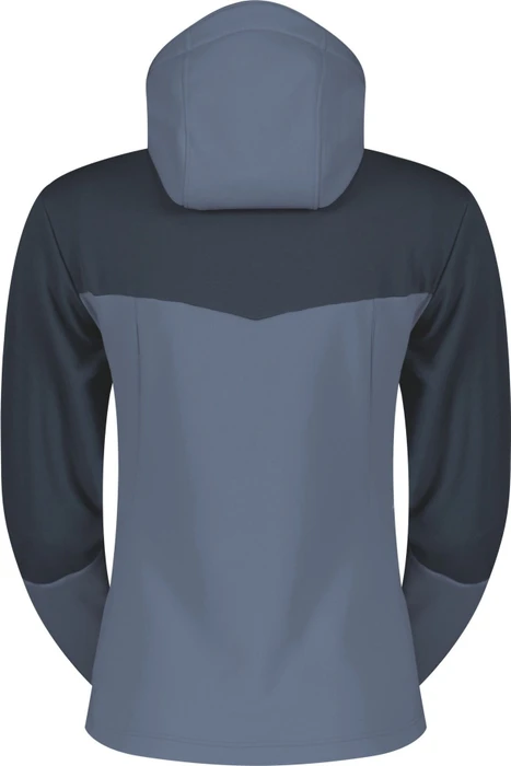 Scott Defined Mid Hoody Jacke metal blue/dark blue (Damen)